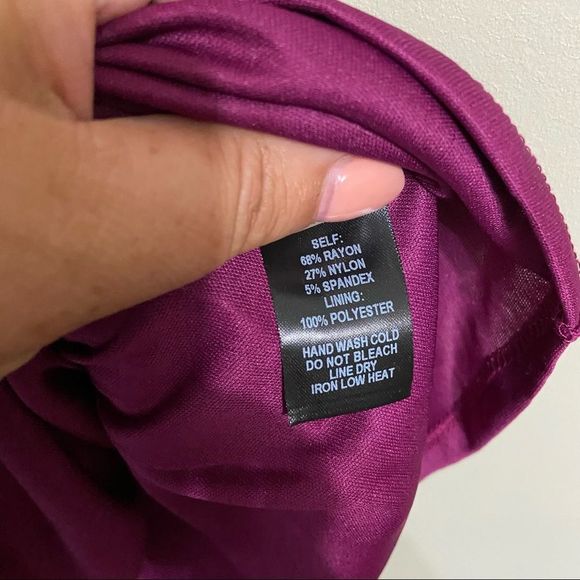 Lulu's Strapless Magenta Dress - Picture 5 of 6